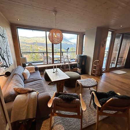 Astonishing Mountain Lodge At The Top Of Gaustablikk, 25M2 West Facing Terrace, 3 Bedrooms Buitenkant foto